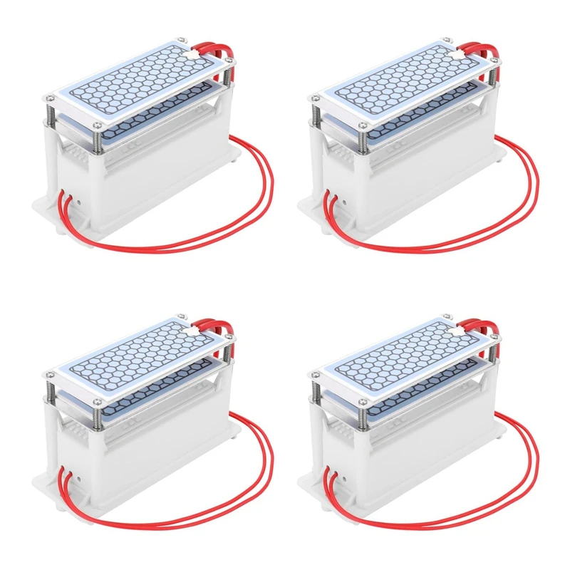 

4X 10000Mg / H Ozone Generator, Dual Integrated Plate Ozone Air Purifier