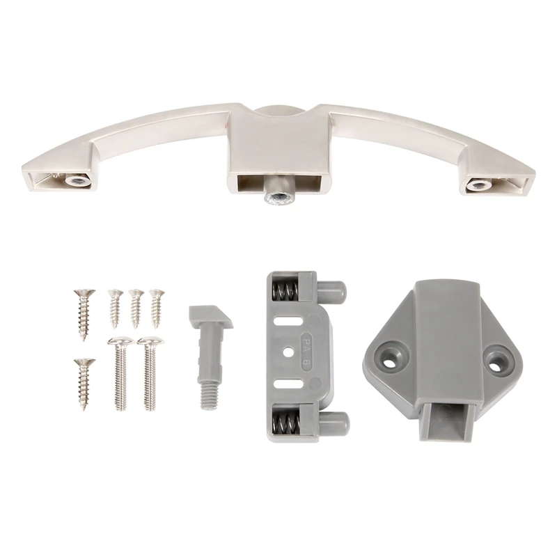 

Camper Car Push Lock RV Caravan Boat Cabinet Locks Handle Home Drawer Latch Button Locks Furniture Door Lock