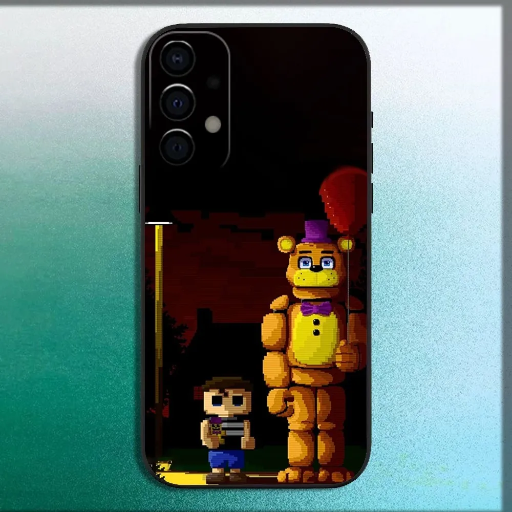 Five-Nights-At-Freddys F-Fnaf Phone Case For Samsung Galaxy A13 A21s A22 A31 A32 A52 A53 A71 A80 A91 Soft Black Cover