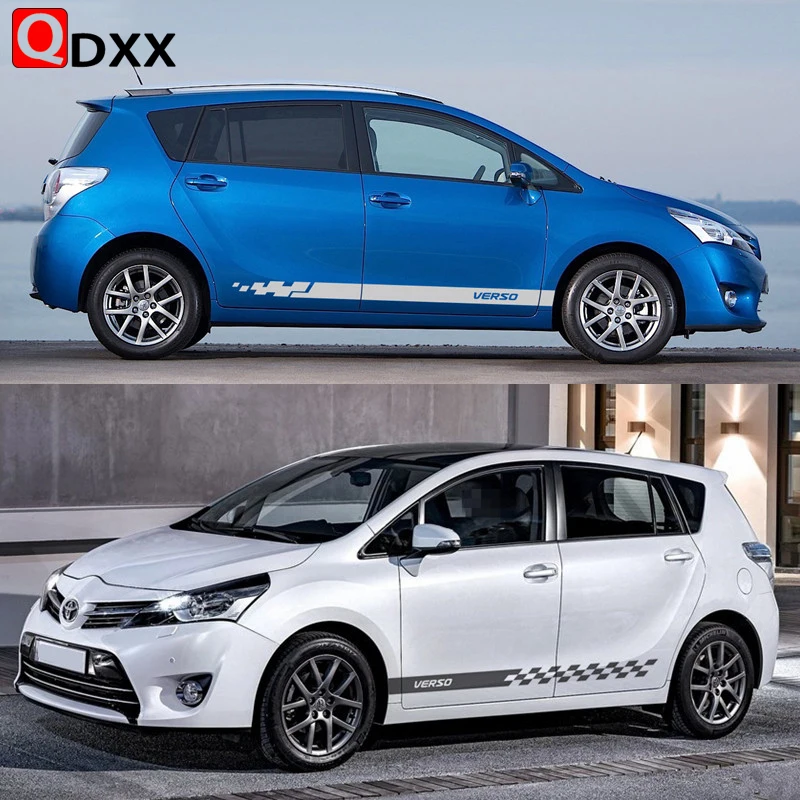 Наклейка для наружной двери автомобиля Toyota Verso боковая юбка украшение кузова