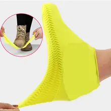 6 color Vintage Rubber Boot Reusable Waterproof Rain Shoes Cover Non-Slip Silicone Overshoes Boot Cover Unisex Shoes Accessories