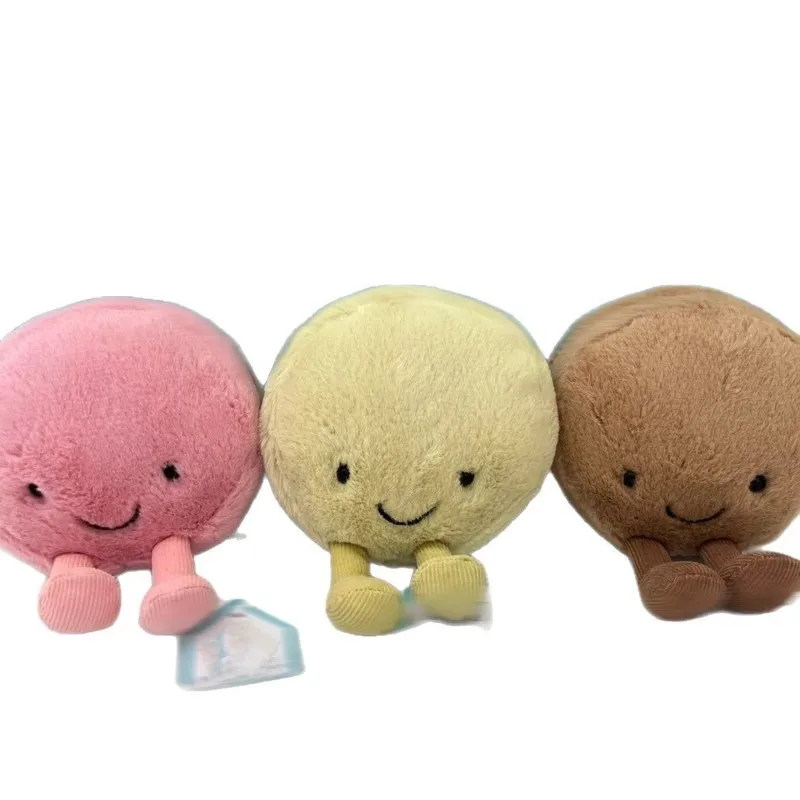 Фото Новая забавная серия десертов Macaron Puff, клубничный тартан, игрушка Keluli, кукла, подарок для подруги, праздник, день рождения №5