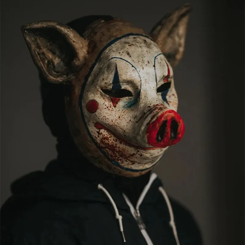

Bulex New Arrival Clown Pig Latex Mask Funny Animal Masks Horror Halloween Helmet Cosplay Costume Masquerade Props