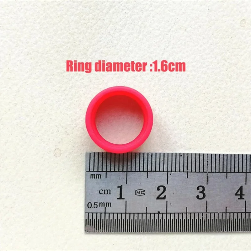 50PCS Colorful  ID Bands 1.6 Inch Diameter Antenna Ring For Two Way Radio Walkie Talkie Accessories