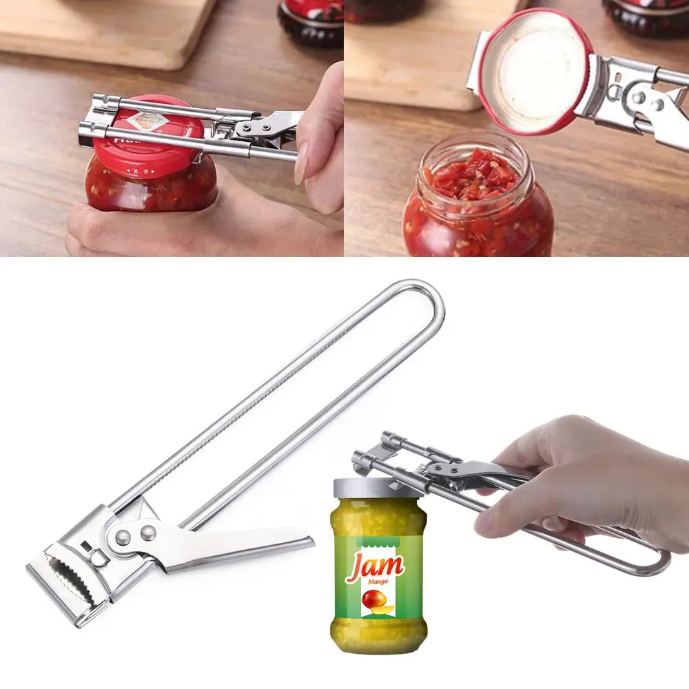 Регулируемый консервный нож из нержавеющей стали профессиональный нескользящий