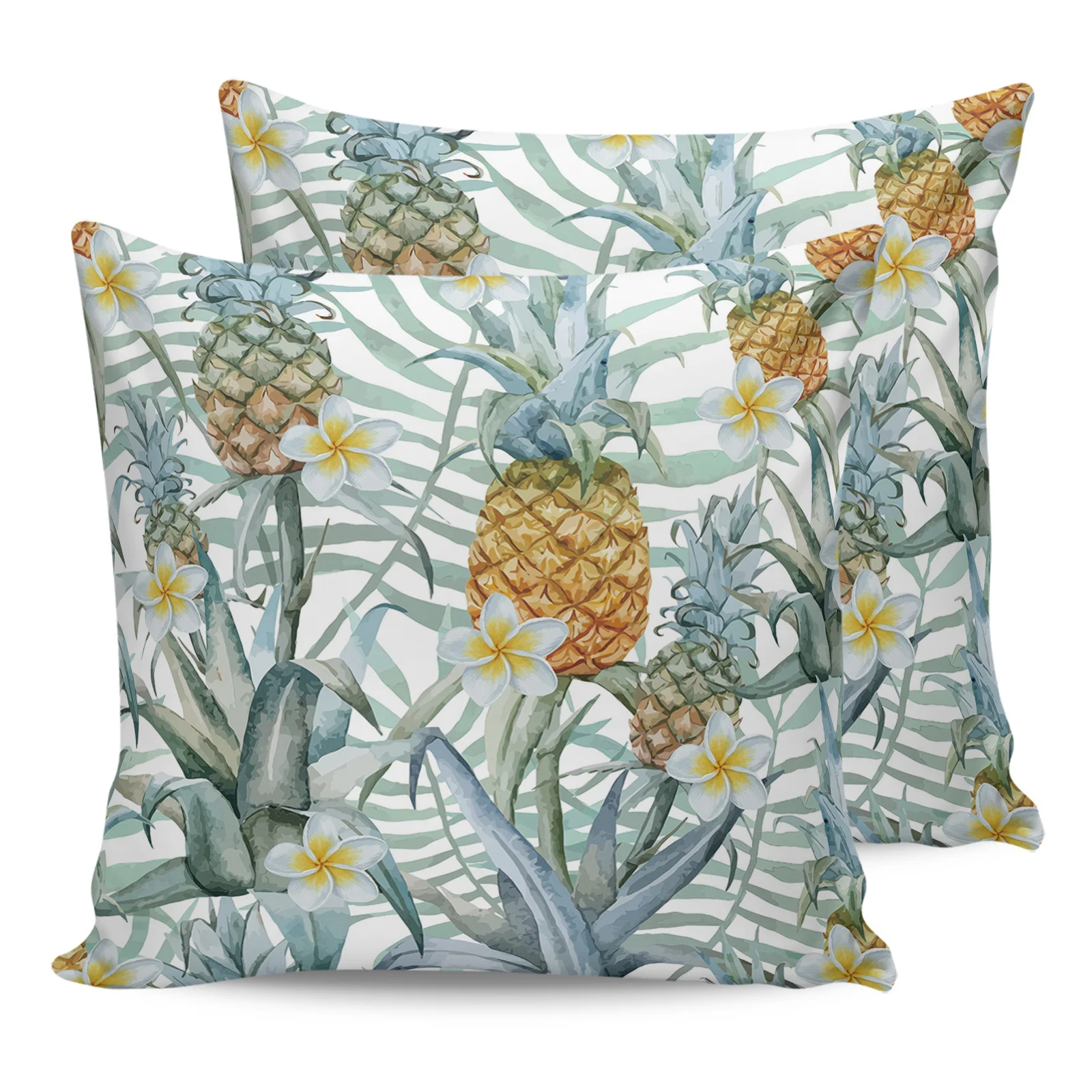 

Наволочка с изображением ананаса, для гостиной, спальни, модный декоративный чехол для дивана, офиса