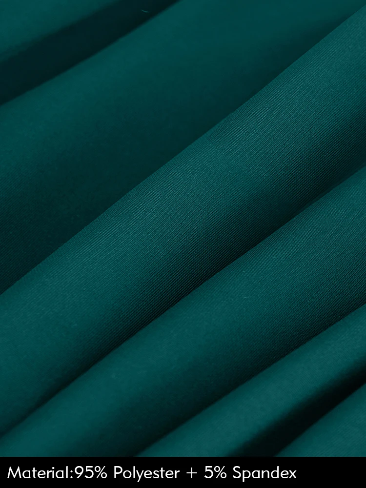 Женское платье-трапеция Nice-forever Элегантное летнее платье с цветочным принтом и