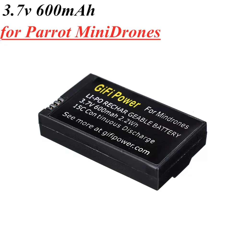 

3.7V 600mAh 15c Replacement Lipo Battery For Parrot Mini Drones Mambo Jumping Sumo and Rolling Spider 3.7v Drones Battery