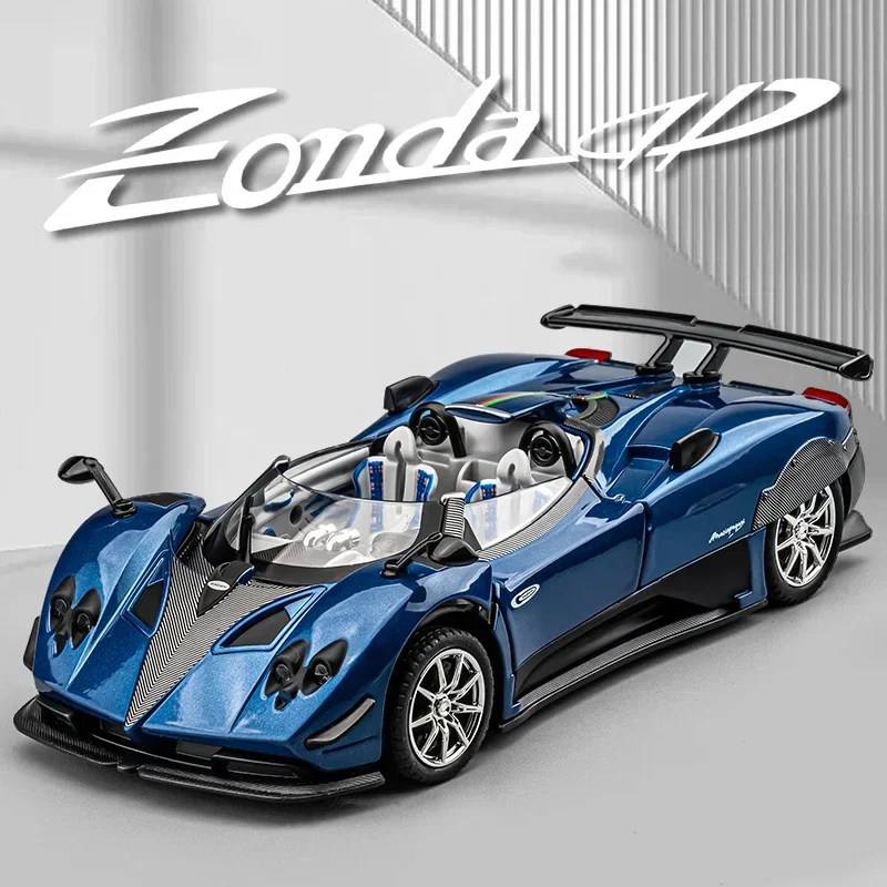 1:24 Pagani Zonda HP Barchetta Supercar модель автомобиля из сплава звук и свет подарок на