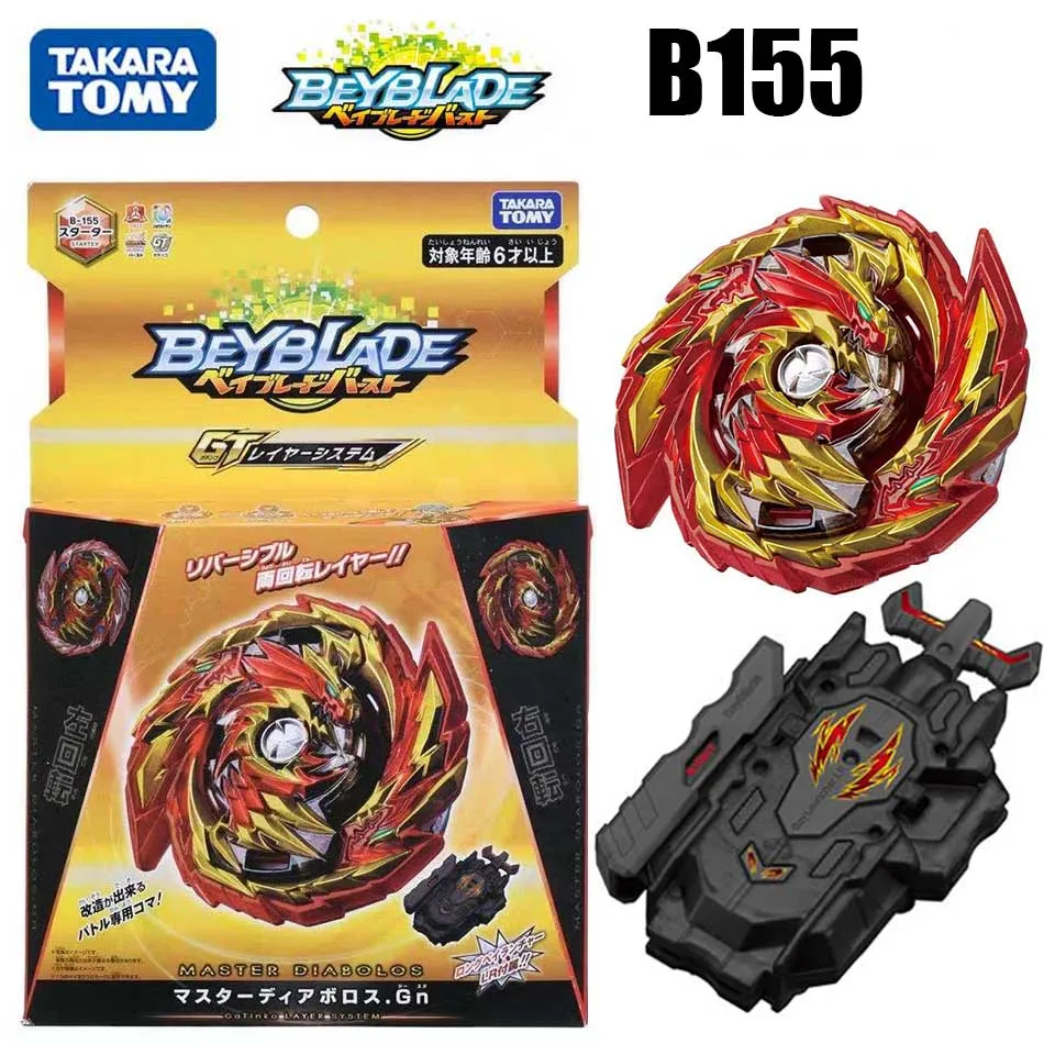 

Оригинальный Takara Tomy Beyblade Burst B155, властелин, злый дракон, бластер, гироскоп, серия Bayblade God, коллекционные игрушки Beyfan