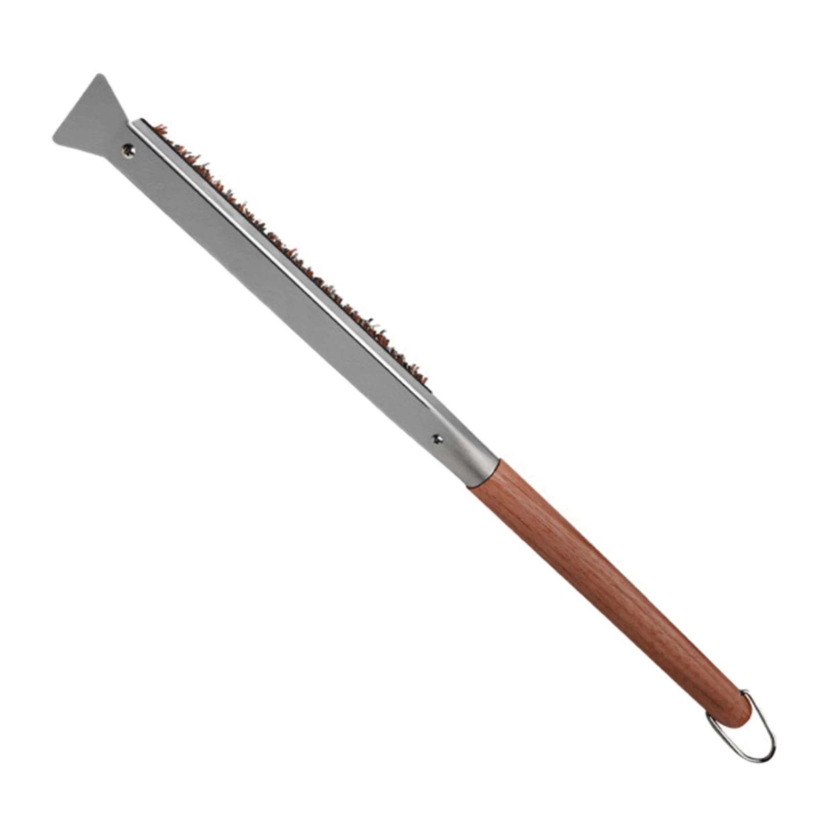 

Ручной инструмент, кухонный скребок для пиццы из нержавеющей стали для выпечки, Домашний Камень для чистки, длинная ручка, прочные щетинист...