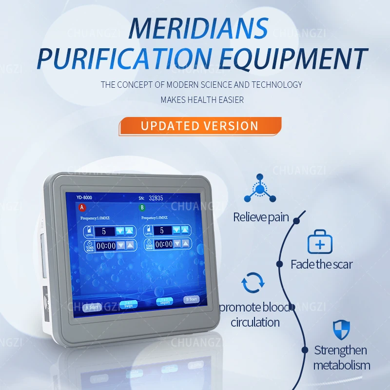 

Updated Version Meridians Purification Equipment for Pain Relieving Strengthen Metabolish Fade the Scar Machine