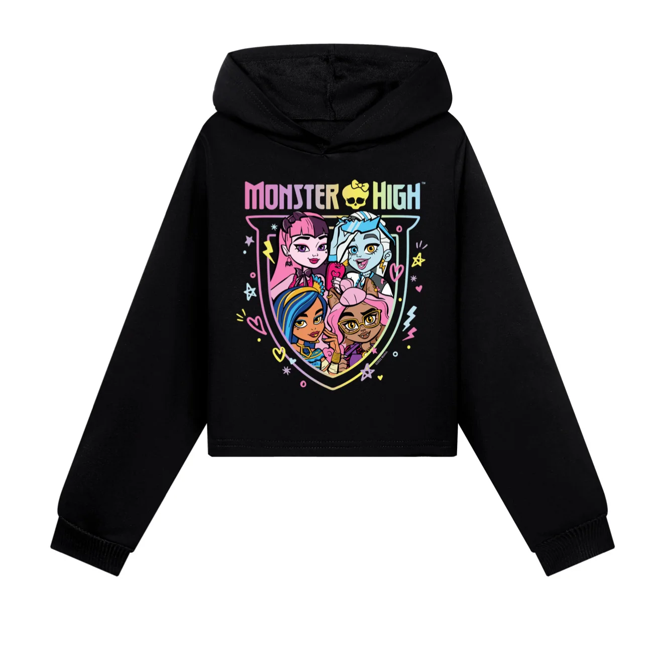 Лидер продаж детская одежда Monster High для кукол Френки Стина косплей толстовки +