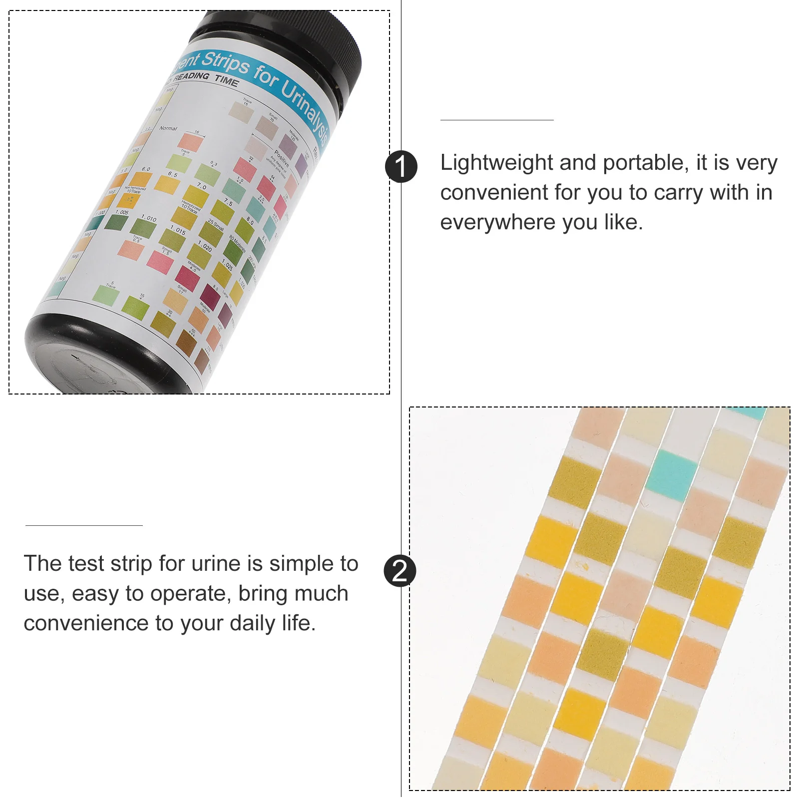 100 шт. фрезические тест-полоски для мочи людей бумага тестирования протеиновый