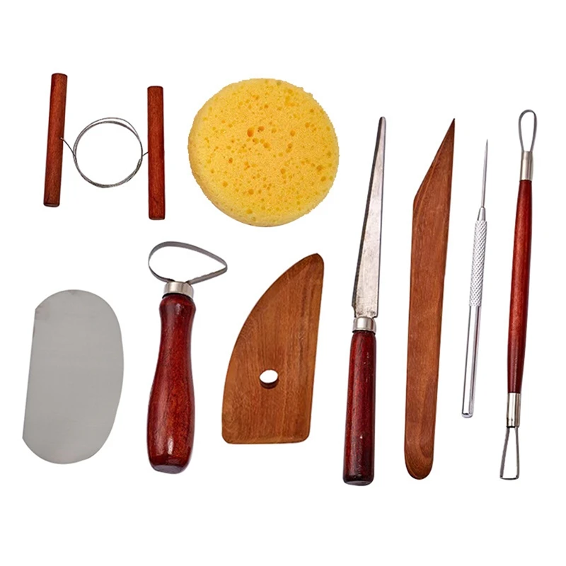 

Promotion! Wood Ceramic Clay Tool Set, Potter Ceramic Carving Tools, Artist, High Quality Wood Ceramic Clay Tool Set