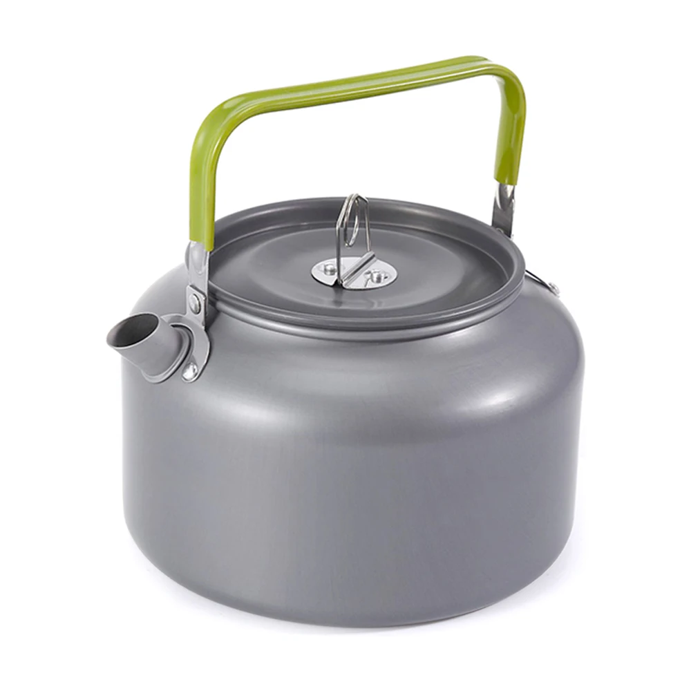 

0.8L/1.2L/1.6L Outdoor Camping Kettle Portable Hiking Cookware Utensils Ultralight Coffee Water Kettle Tourist Tableware