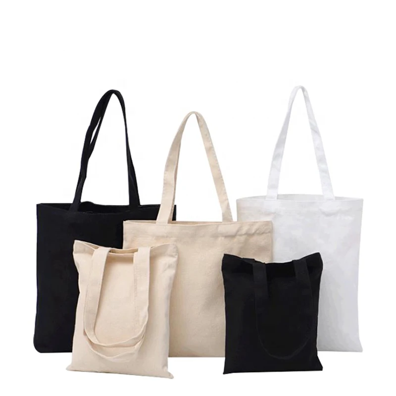 

Black Handle Canvas Bag Cotton Bag Tote Shopping Bag Promotional Plain Organic Reusable Cotton Canvas Tote Bag