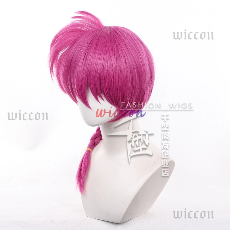 Новый аниме Ранма 1/2 Косплей Парик Черно-красные короткие волосы Хэллоуин