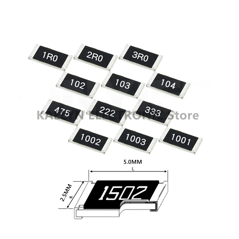 4000 шт. 2010 SMD резистор 0 Ом ~ 10 м 0R/1.1R/1.2R/1.3R/1.5R/1.6R/1.8R/40.2R/43R/46.4R/47R/49.9R/51R/270R/300R/316R/820R/910R