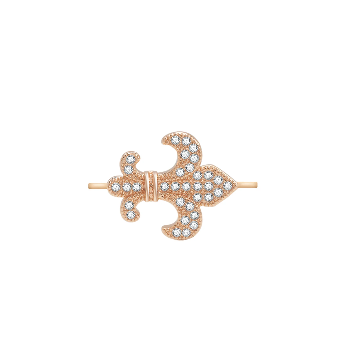 Trendy White Zirconia 3 Color Flower Pendant Earring Jewelry Making Necklace Bracelet Gift DIY CZ Accessories Supplies Wholesale