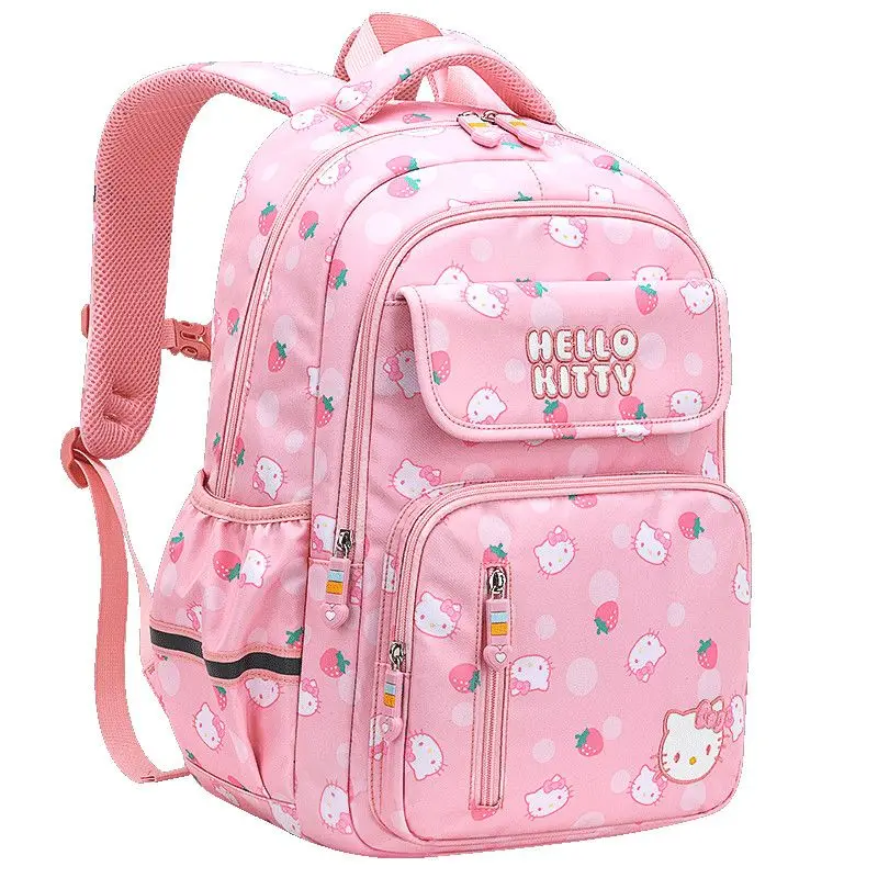 

TAKARA TOMY 2023 New Cartoon Kitty Printed Schoolbag Ultra Light Spine Protection and Load Reduction Children's Backpack