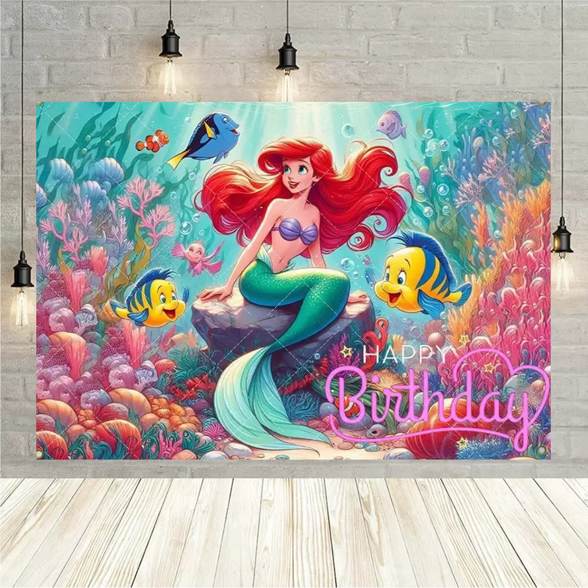 

Фон для фото MINISO Русалочка Ариэль