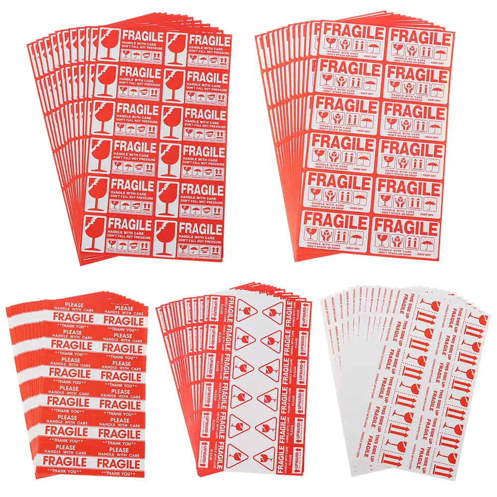 

Полезная клейкая упаковка, ярлык для офиса, хрупкая наклейка, специальная бирка, экспресс-доставка, этикетка, ручка с заботой о хранении