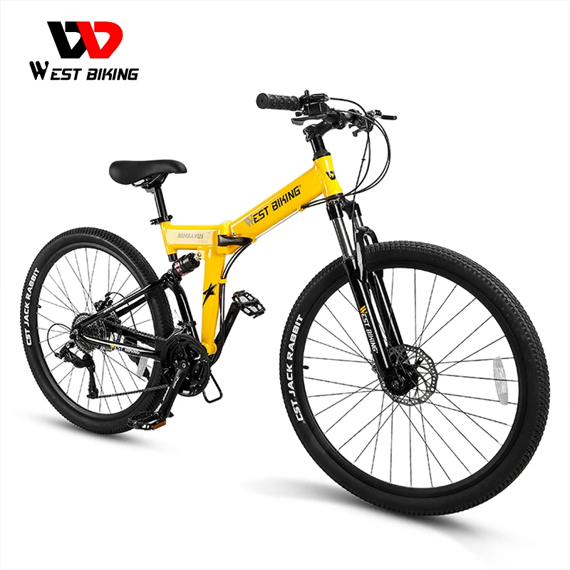 27.5 Inch Adult Folding Bicycle With 27 Speeds Drivetrain Du
