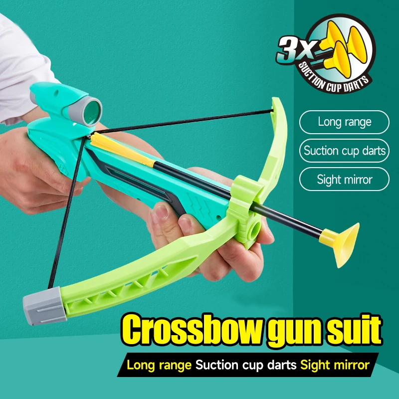 Toy Set Large Outdoor Sports Traditional Boys And Girls Shooting Arrow Suction Cup Crossbow Toy