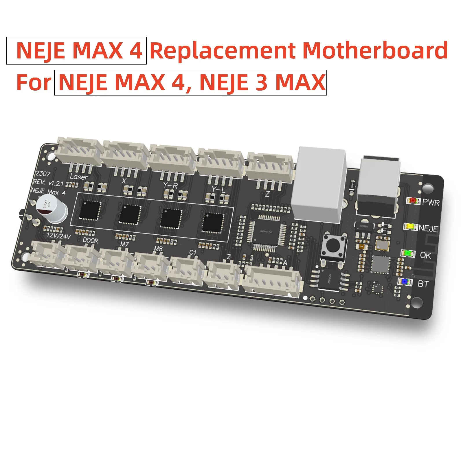 

NEJE MAX 4 запасная материнская плата для NEJE MAX 4, NEJE 3 MAX, лазерные граверы и резаки-NEJE программное обеспечение + NEJE APP + LASERGRB
