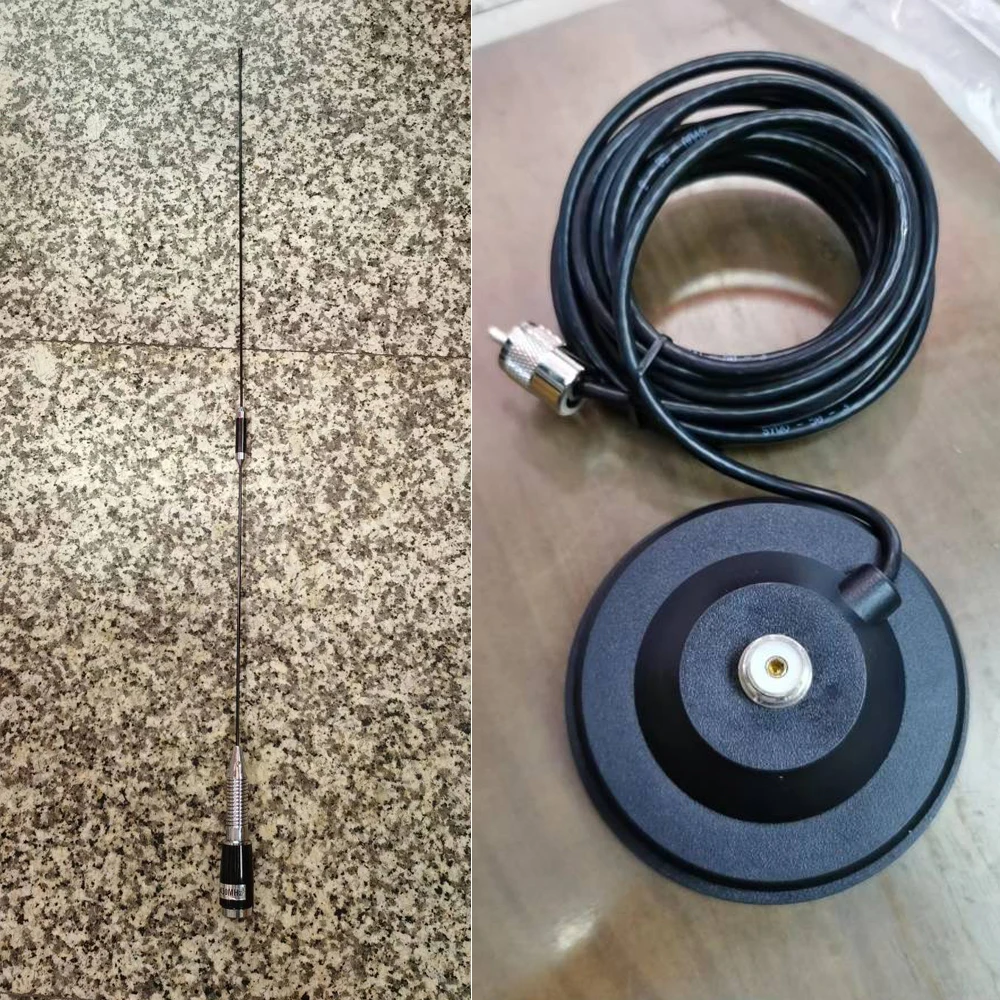 

Двухдиапазонная антенна 144 дБи/430 МГц/52,5 дБи, Nagoya для автомобиля, с высоким коэффициентом усиления, VHF/UHF, 3,0