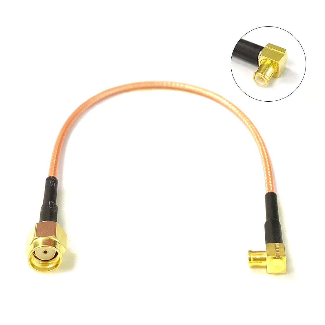 

New Modem Coaxial Cable RP-SMA Plug Inner Hole To MCX Male Right Angle Connector RG316 15CM 6inch Adapter RF Pigtail