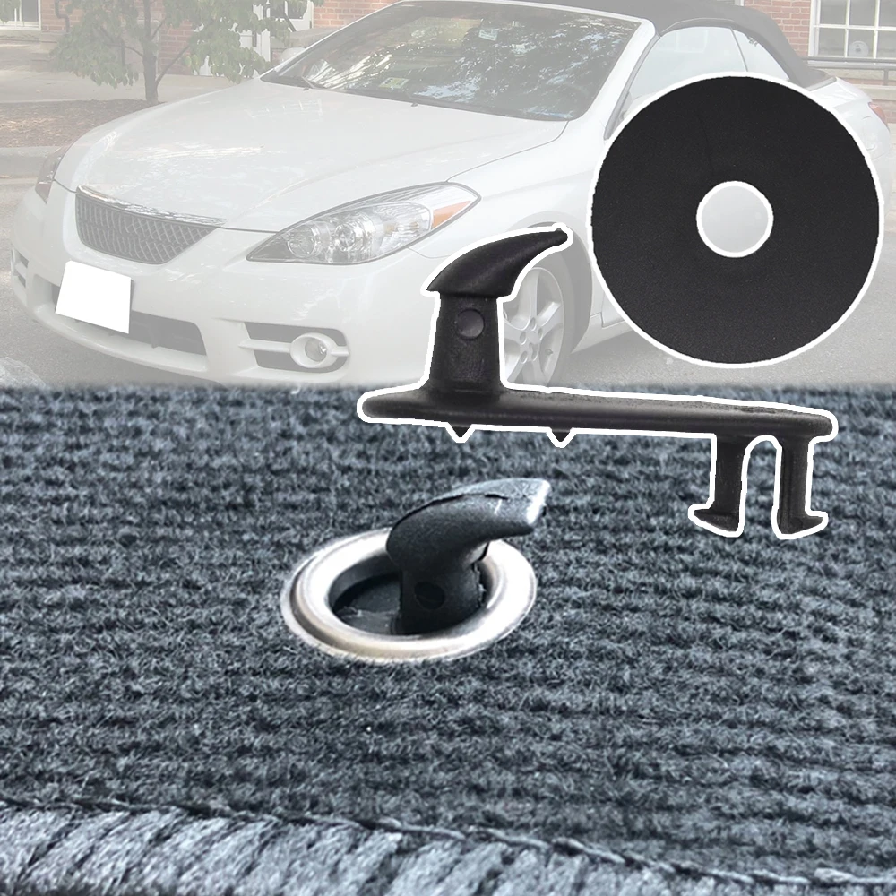 

Для Toyota Solara XV20 2008 2007 2006 - 2001 автомобильный напольный коврик с зажимом держатель для коврового покрытия