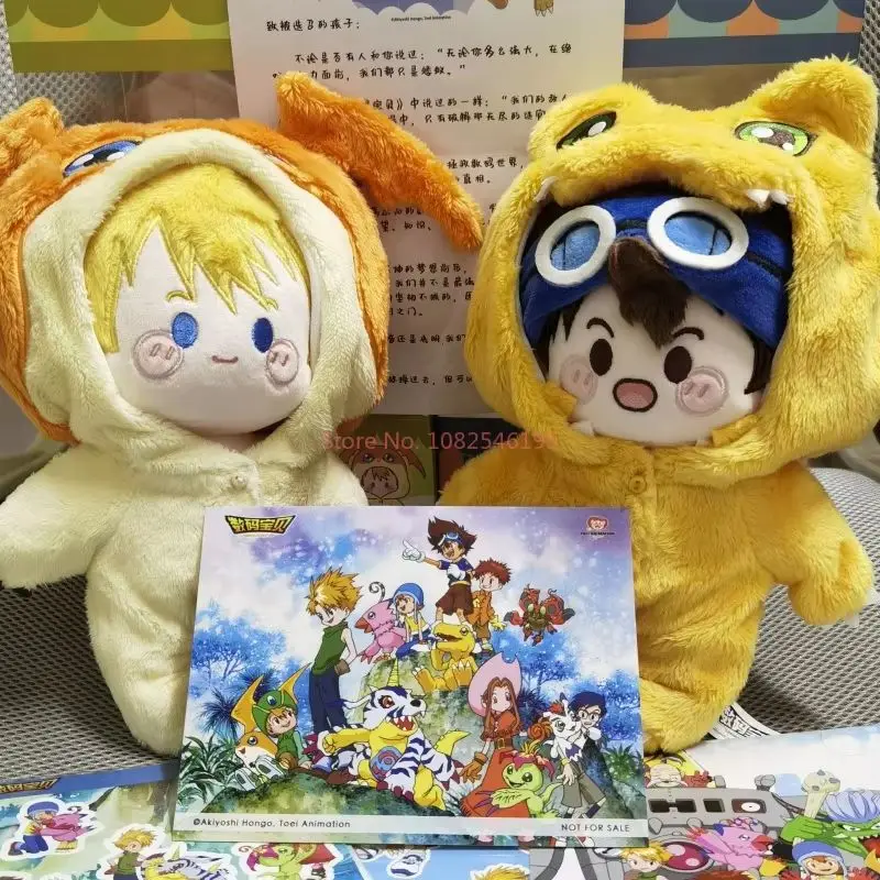 Фото Оригинальная кукла Digimon Adventure, аниме-фигурка Digimon Agumon Yagami Taichi Kawaii, фигурка слепых коробок, детские игрушки, подарок на день рождения №5