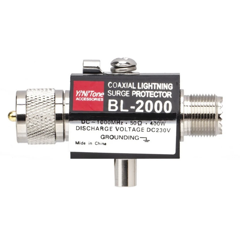 

BL-2000 Coaxial SurgeLightning Protector for Coaxial TV Antenna,Satellite,All Round for Protection Excellent Characteris