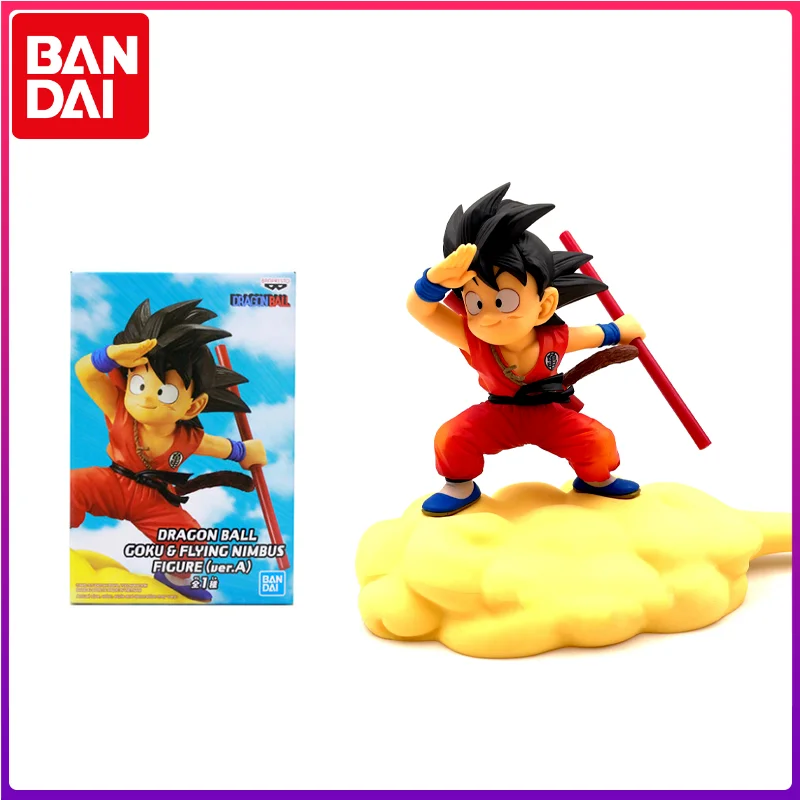 

Bandai Dragon Ball Figure Son Goku Anime Model Gift Anime Character 13.5cm PVC Doll Statue Collect Toy for Kids Somersault Cloud