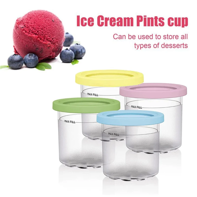 4 упаковки для Ninja XSKPLID2CD совместимые с мороженицей серии NC299AMZ и NC300S 1 пинт