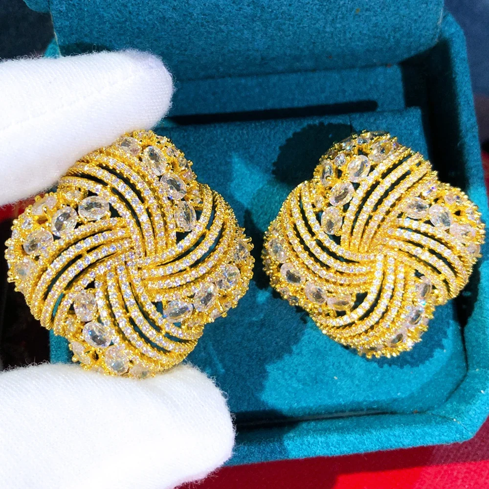 Kellybola Роскошные квадратные полые серьги для женщин свадебная вечеринка