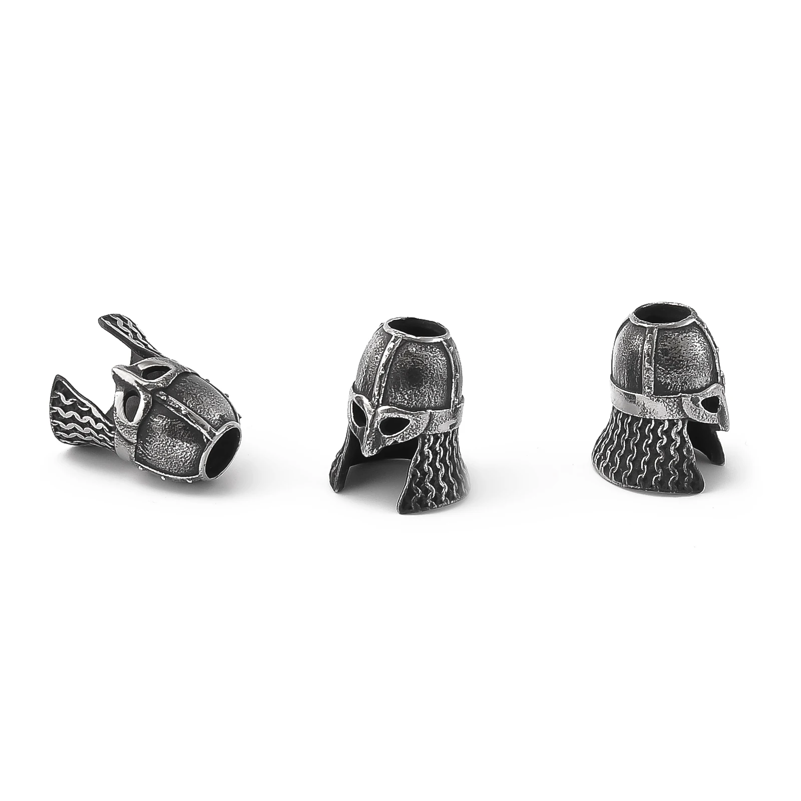Stainless Steel Viking Helmet Beads For DIY