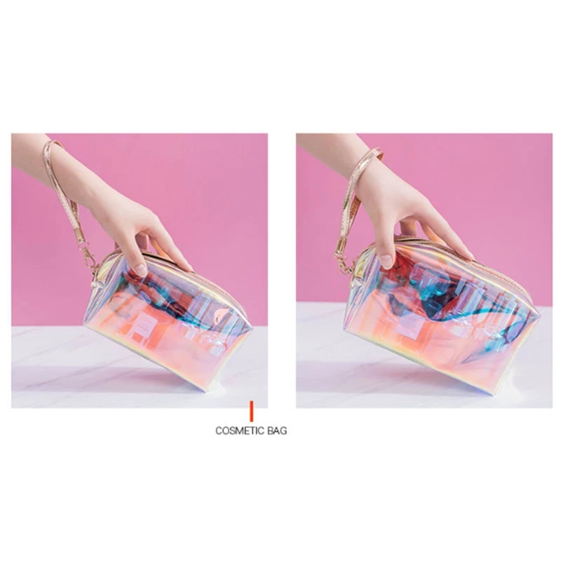 Косметичка для путешествий Несессер макияжа органайзер на молнии набор