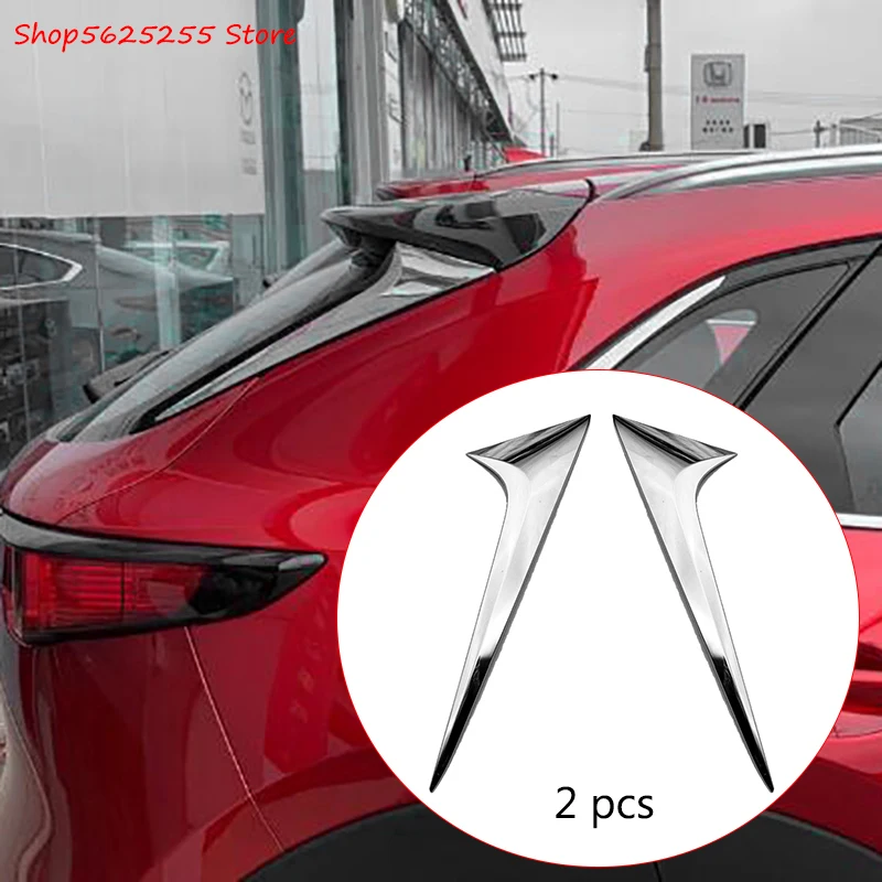 

For Mazda CX30 CX-30 2020 2021 2022 Accessories Rear Window Side Triangle Trim Modification Decoration Car Styling