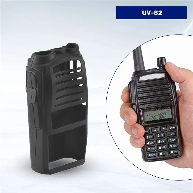 Фото Ежедневный силиконовый защитный чехол для портативной рации Baofeng UV-82 №3