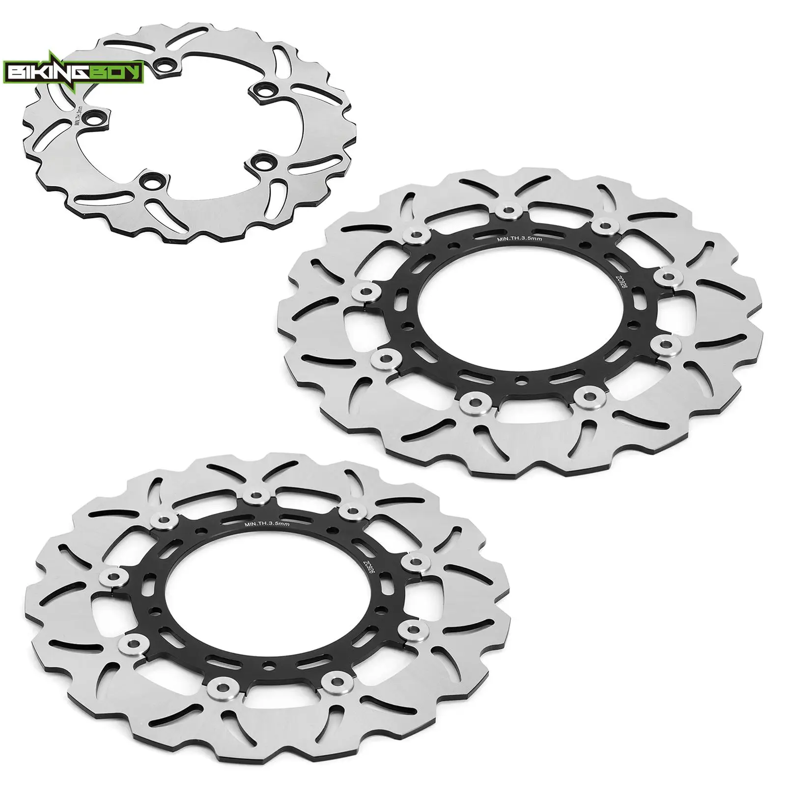 Фото Передние и задние тормозные диски (роторы) для YZF R1 98-26 №3