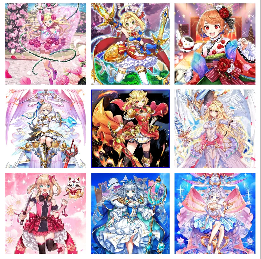5D DIY Diamond Painting Anime girls Embroidery Cross Stitch Home Decoration Gift |