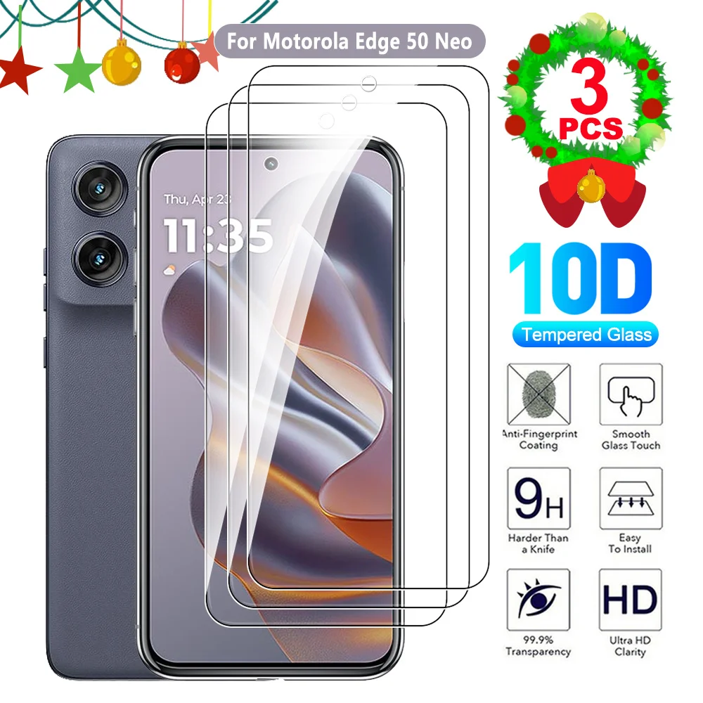3 шт. Edge50Neo MotoG54 G24 Power G04 G04s G84 G14 E13 Защитное стекло для Motorola Edge 50 Neo Moto G54 Защитная