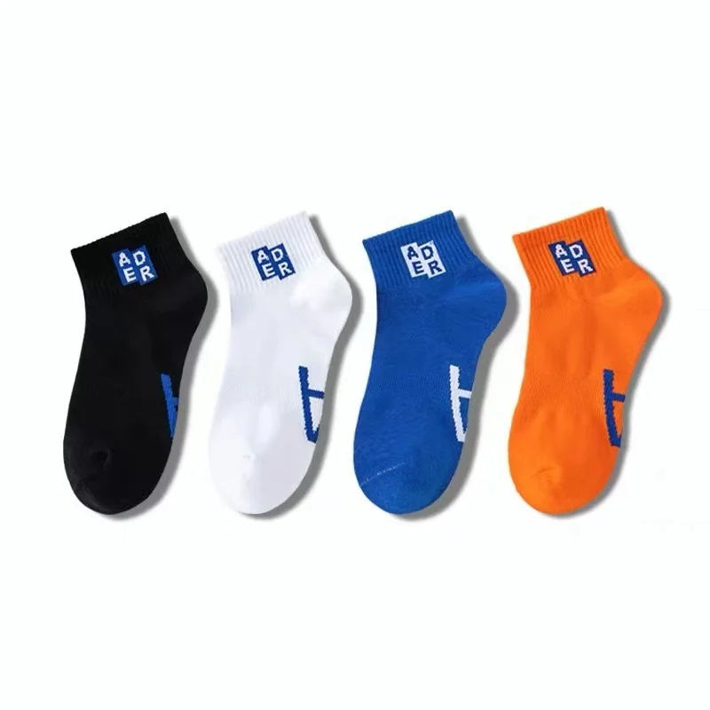 

Ader socks men's women's spring and summer thin sweat absorbing shallow mouth sports cotton ADER ERROR socks