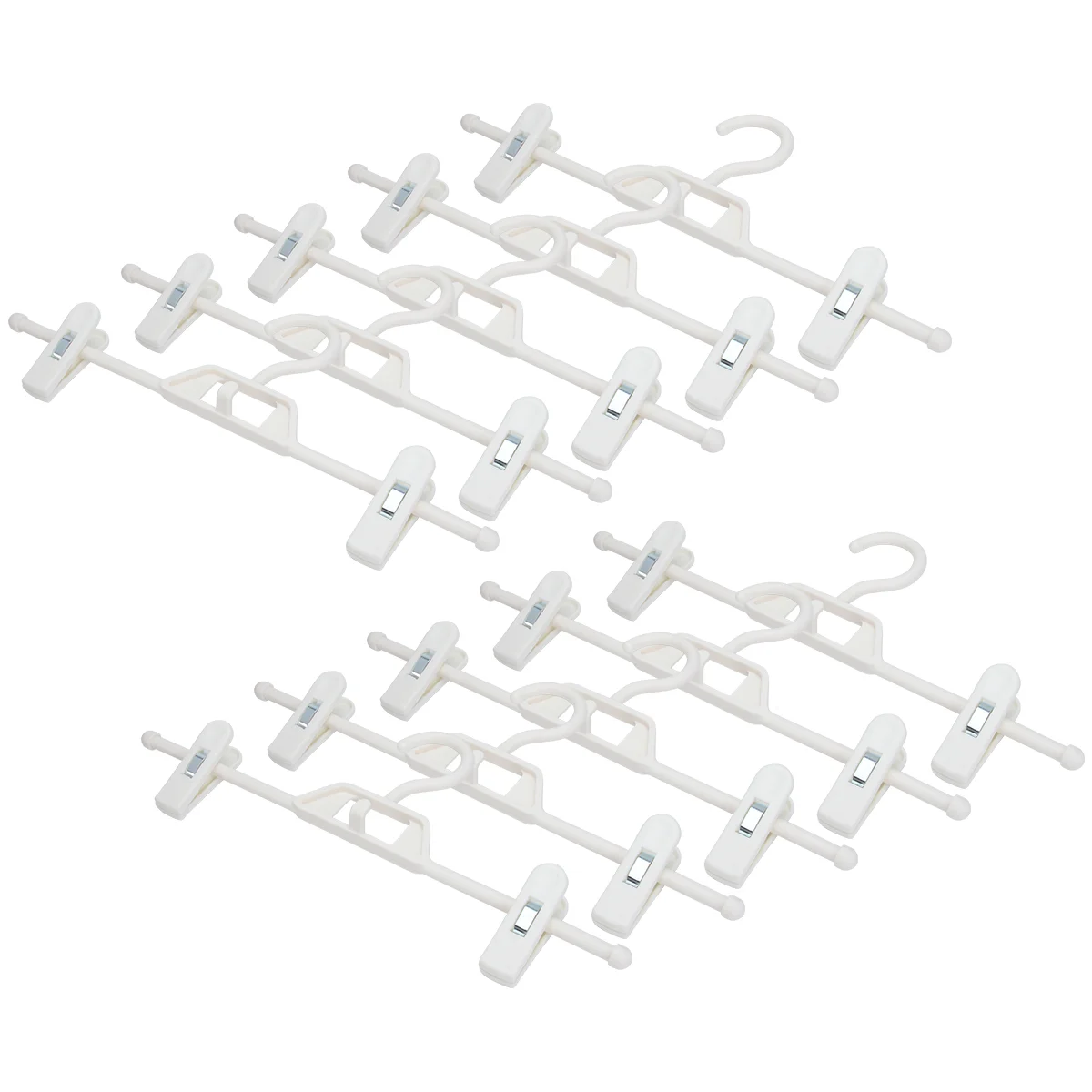 

Hangers Pants Clips Hangerclothesskirt Rack Clip Organizer Closetjean Kids Adjustable Wardrobe Trouser Saving Space Slack