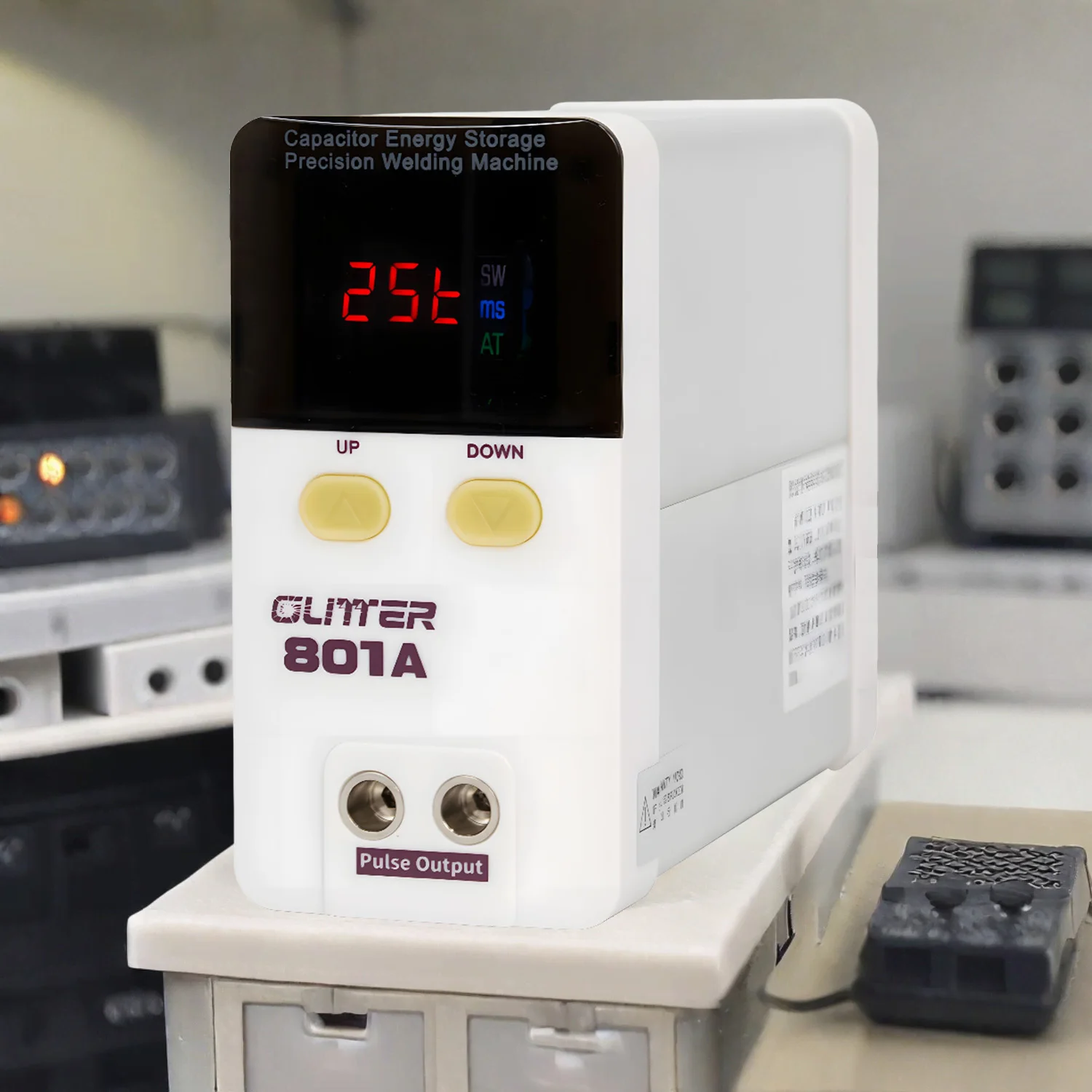 801A 99 зубчатых регулируемых точечных сварочных аппаратов цифровой цвет с