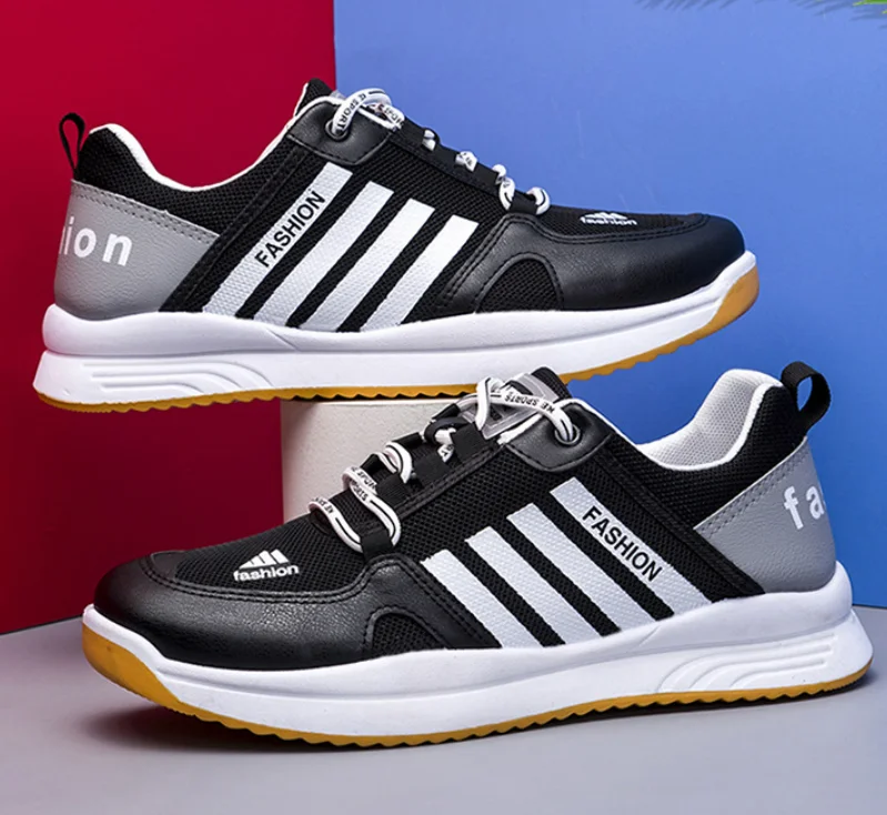 

Men Shoes Spring Comfortable Breathable Sneakers Men Non-slip Bottom All-match Running Shoes Men's Trendy Vulcanize Shoes