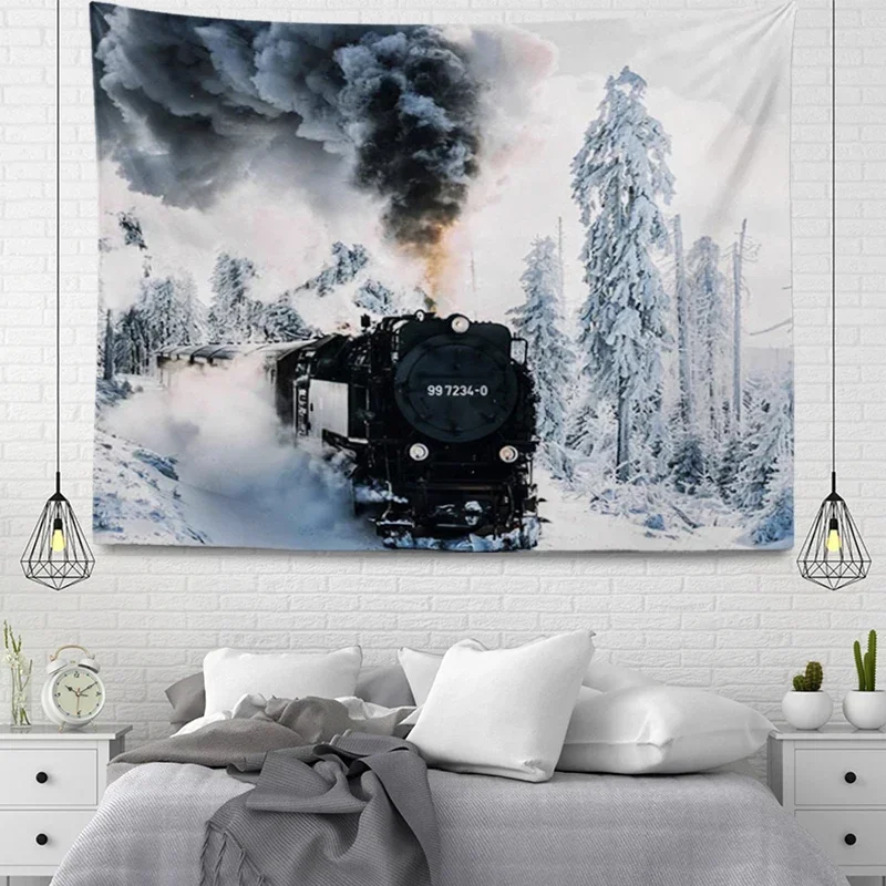 Настенный гобелен с растением эстетический домашний декор комнаты аксессуары в